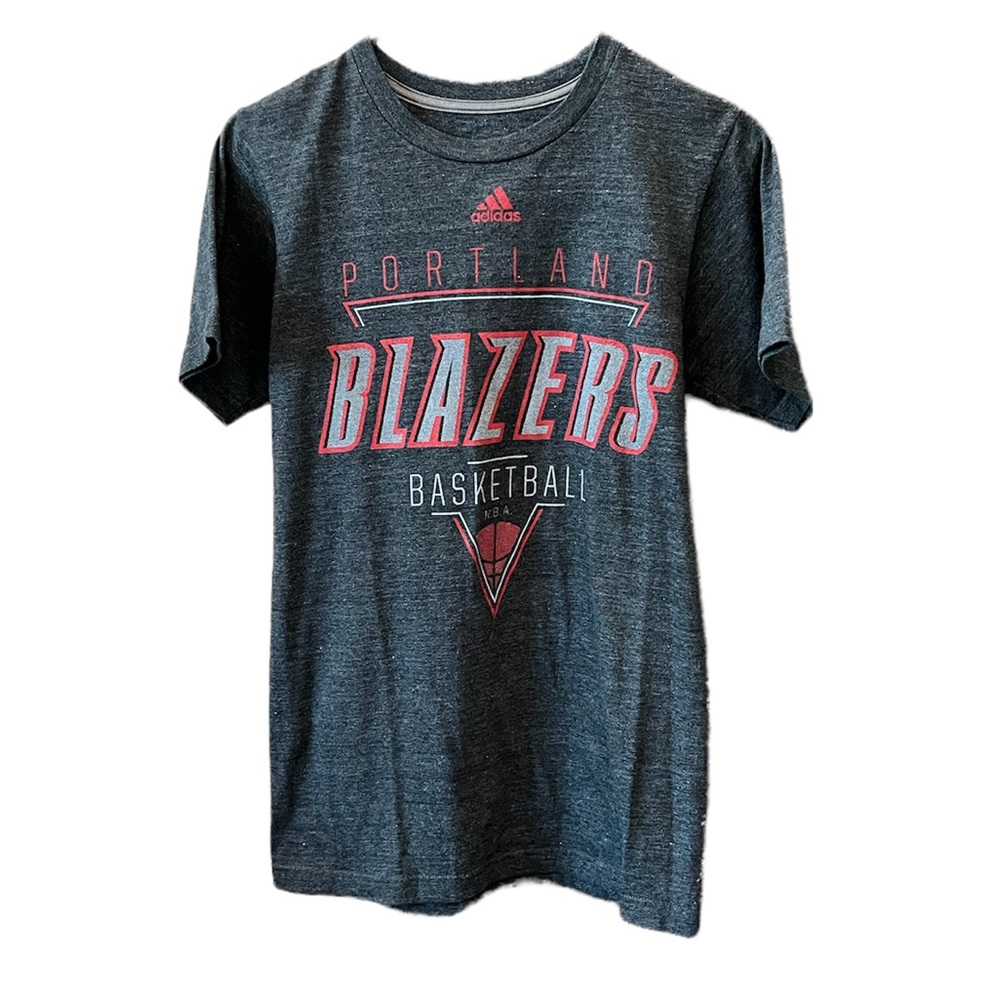 portland blazers basketball tee